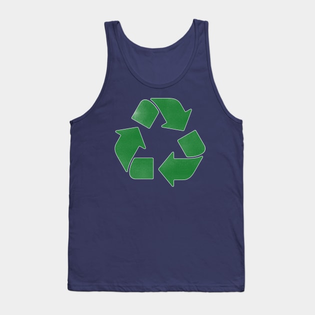 recycle distressed Tank Top by mystudiocreate